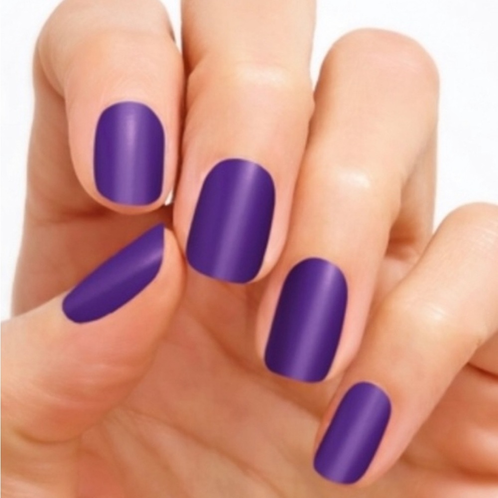 *Retired, HTF*  Color Street: Saigon Queen | Bright Purple Solid Grape Summer - Picture 8 of 9